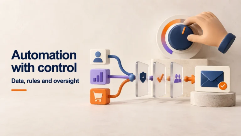 Automated flow of data and rules with human oversight