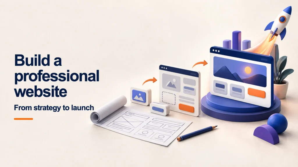 Process for building a website from wireframe to launch