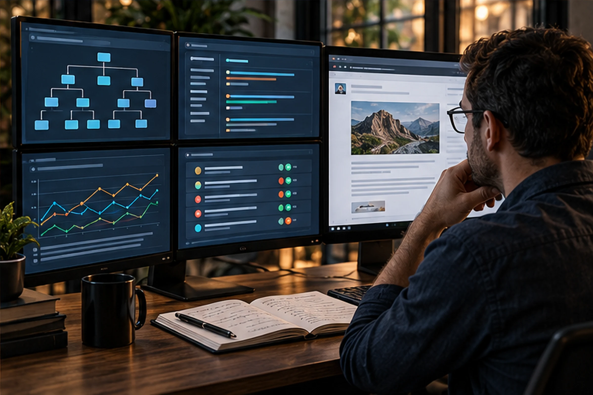 Especialista compara reportes SEO con una página pública y datos de rendimiento