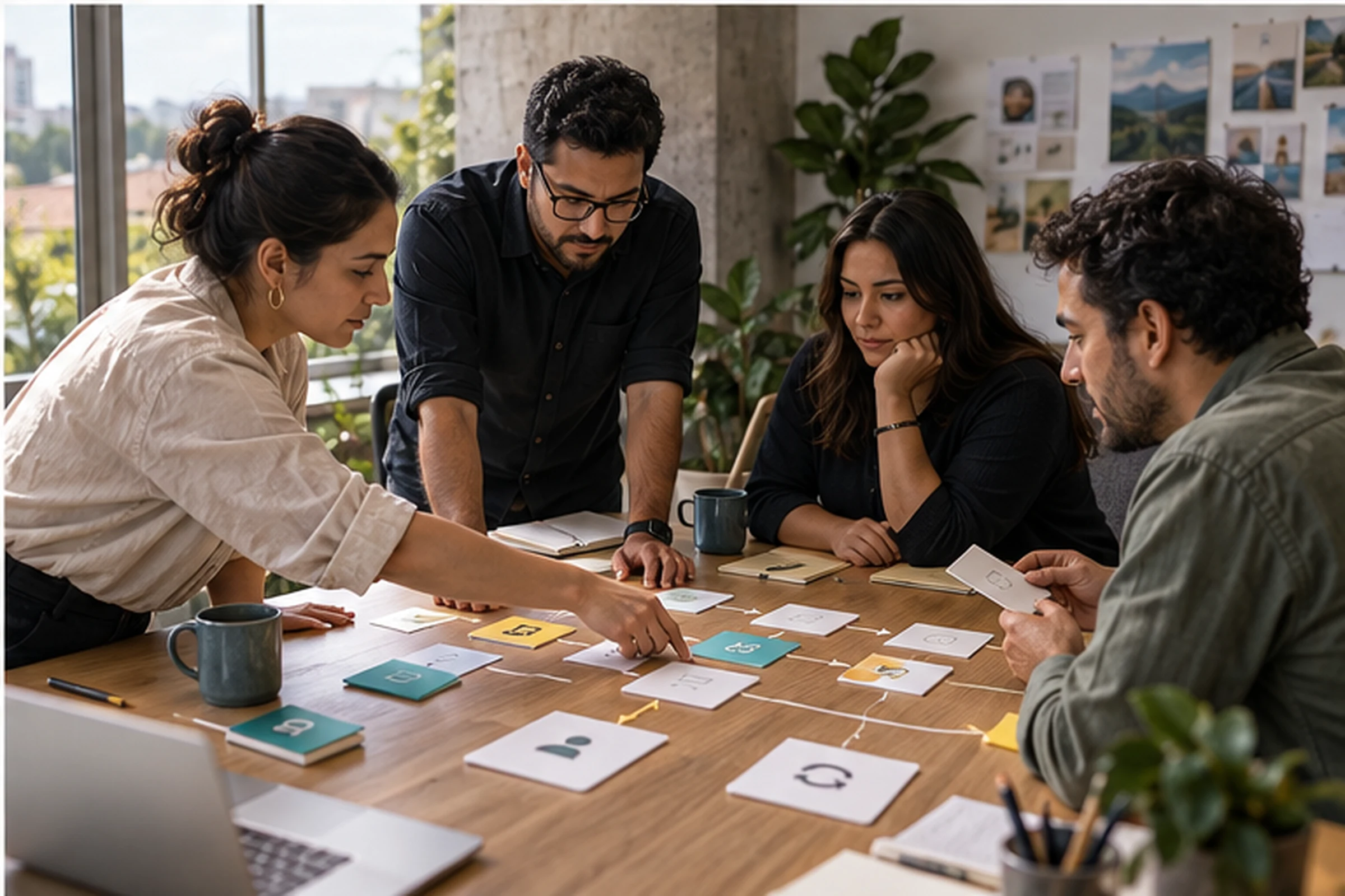 Equipo latinoamericano construye un plan de analítica web con tarjetas