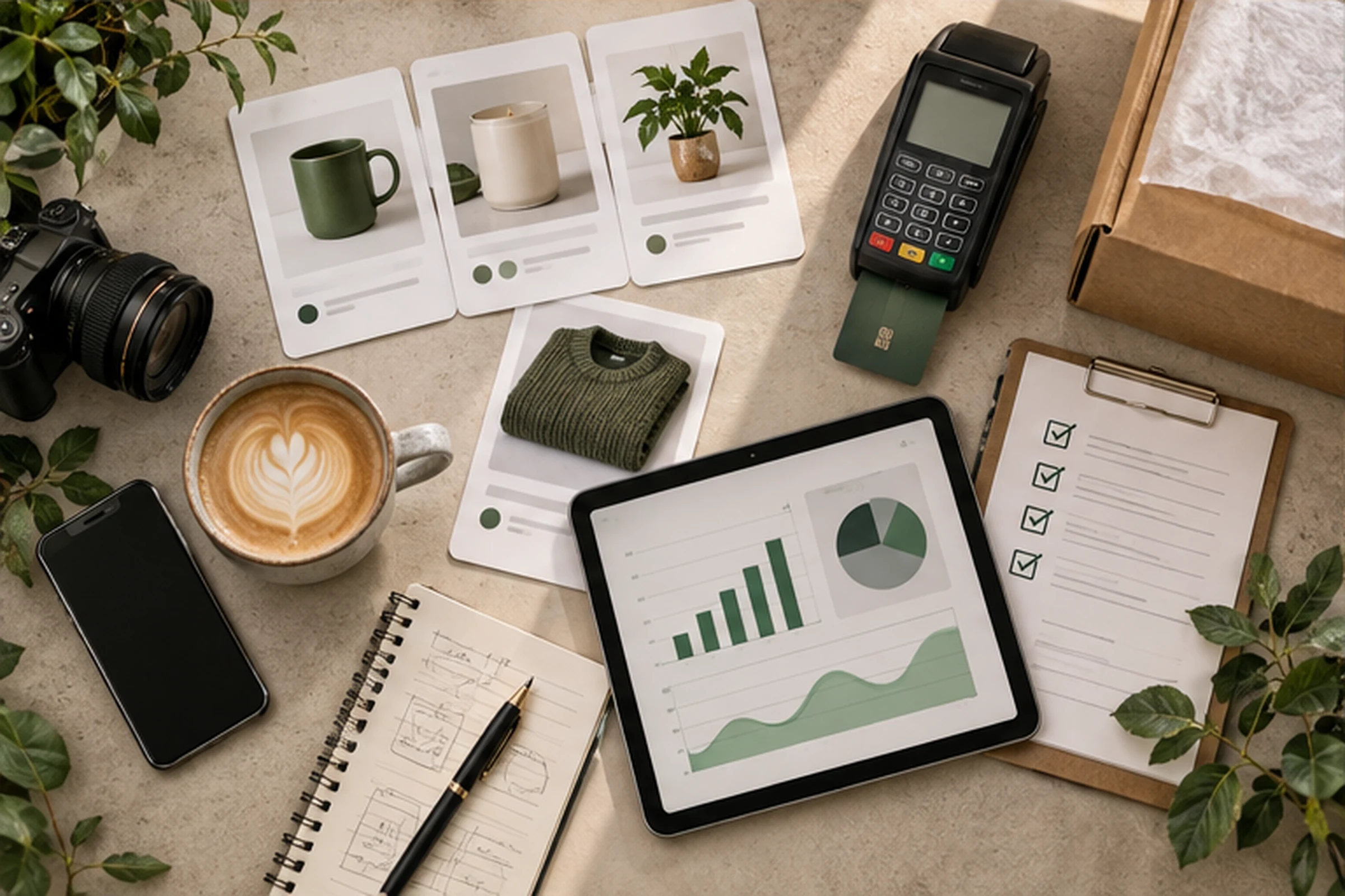 Mesa editorial reúne catálogo, pagos, logística y analítica de una tienda online